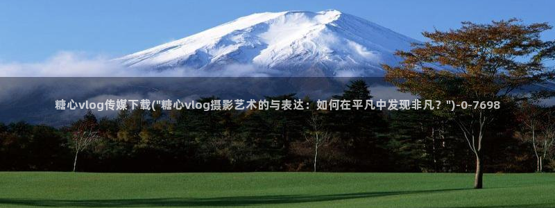 糖心vlog无需下载：糖心vlog传媒下载(\