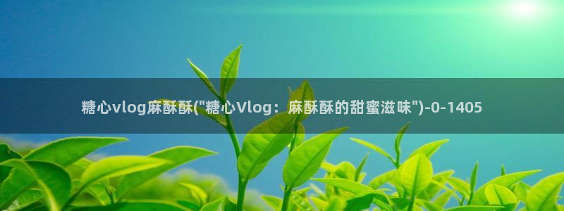 糖心vlog视频观看
