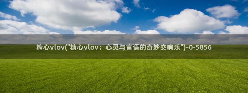 糖心vlog up主
