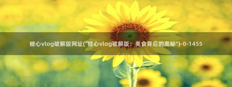 vlog糖